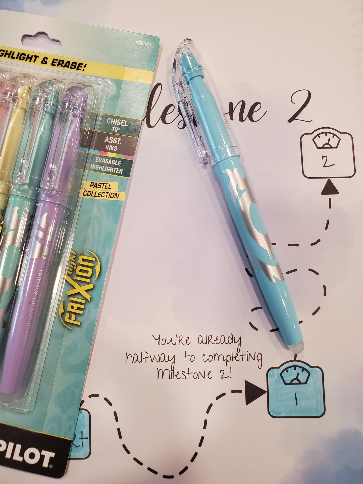 FriXion Light Pastel Erasable Highlighters