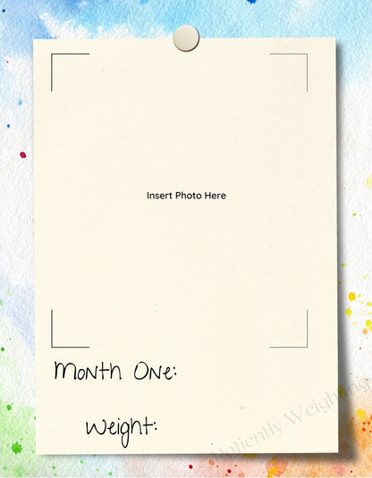 3 Month Undated Premium Weight Loss Journal